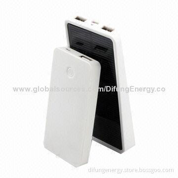 Portable Charger for iPhone, Patent Design, Best Seller Model, 5,000mAh Dual USB Solar One